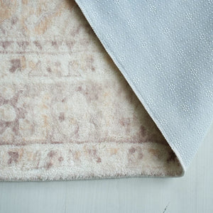 Geometric Faux Cashmere Area Rug