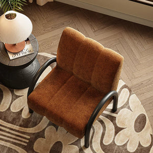 Mid-Century Fabric Leisure Chair Retro Designer Lounge Sofa - Staunton and Henry