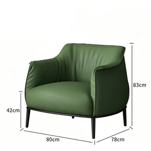 Italian Modern Single Sofa Chair Reception Set For Business - Staunton and Henry