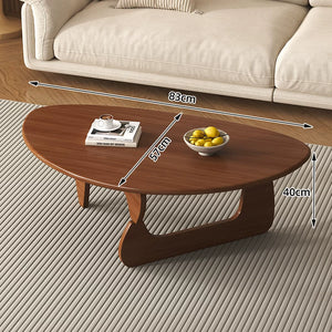 Noguchi Style All Wood Coffee Table - Staunton and Henry