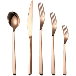 Arden Rose Gold Stainless Steel Cutlery Set - Staunton and Henry
