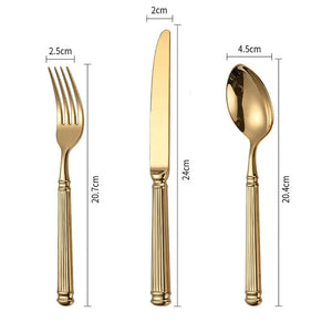 Caprice Vintage French Gold Cutlery Set - Staunton and Henry
