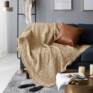 Nordic Pastel Throw Blanket