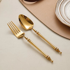 Elegance Gold European Cutlery Set - Staunton and Henry