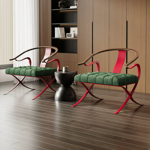 Mair.HK New Chinese Style Yunhe Red Armchair Solid Wood - Staunton and Henry