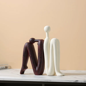 Novo Abstract Nordic Figure Sculpture Set - Staunton and Henry