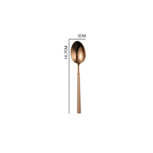 Lyon Rose Gold Modern French Cutlery Set - Staunton and Henry