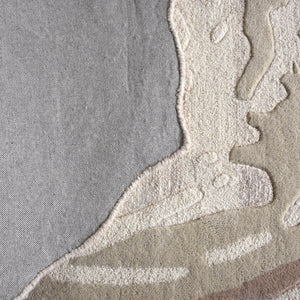 Echo Organic Textured Oval Cream Wool Rug - Staunton and Henry