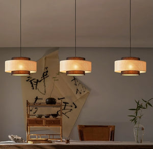 Kyoto Rattan Japanese Pendant Light - Staunton and Henry