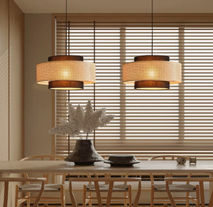 Kyoto Rattan Japanese Pendant Light - Staunton and Henry