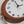 Astro Cherry Wood Mid-Century Desk Clock