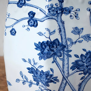 Jinghua Blue and White Chinese Ceramic Stool - Staunton and Henry