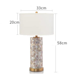 Santos Mother of Pearl Table Lamp - Staunton and Henry