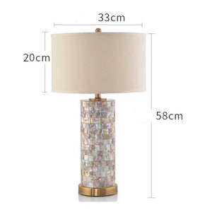Santos Mother of Pearl Table Lamp - Staunton and Henry
