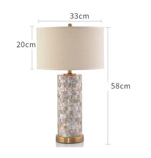 Santos Mother of Pearl Table Lamp - Staunton and Henry