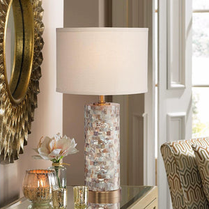 Santos Mother of Pearl Table Lamp - Staunton and Henry