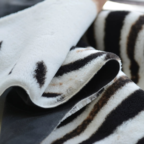 Vegan Zebra Faux Hide Rug - Staunton and Henry