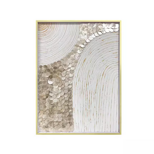 Textured Mother of Pearl Wall Art - Staunton and Henry
