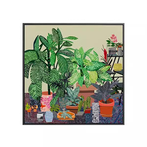 Plants Illustration Wall Art with Frame - Staunton and Henry