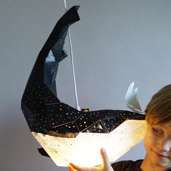 Whale Origami Ceiling Light - Staunton and Henry