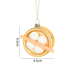 Food & Vegetable Christmas Glass Baubles - Staunton and Henry