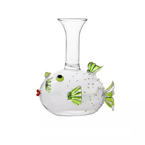Blowfish glass decanter - Staunton and Henry