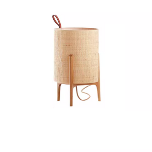 Japanese Style Linen Table Lamp - Staunton and Henry