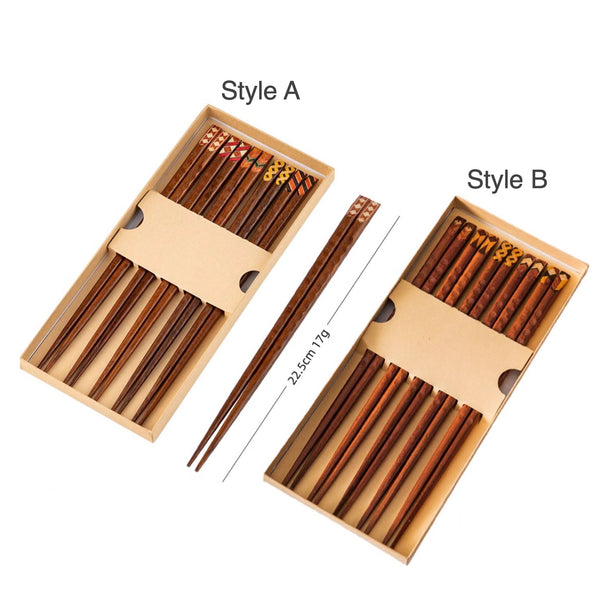 Geometry Japanese Style Wooden Chopsticks - Staunton and Henry