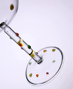 Colour Dots Wine Glass (1 pair) - Staunton and Henry