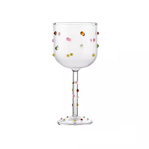 Colour Dots Wine Glass (1 pair) - Staunton and Henry
