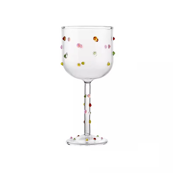 Colour Dots Wine Glass (1 pair) - Staunton and Henry