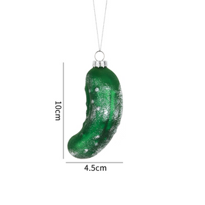 Food & Vegetable Christmas Glass Baubles - Staunton and Henry