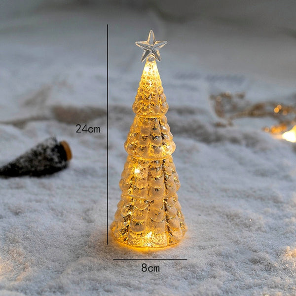 LED Battery Glass Light Up Christmas Trees - Staunton and Henry