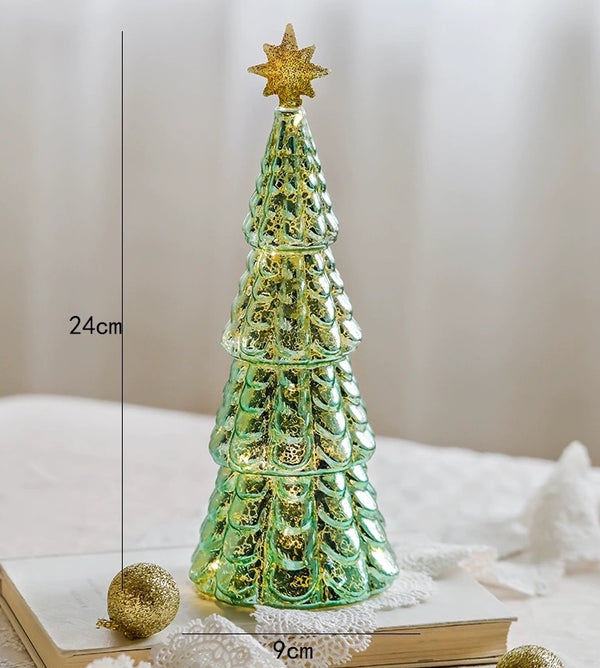 LED Battery Glass Light Up Christmas Trees - Staunton and Henry