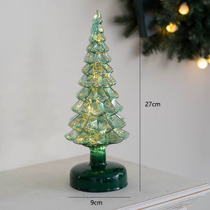 LED Battery Glass Light Up Christmas Trees - Staunton and Henry