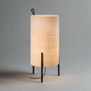 Japanese Style Linen Table Lamp - Staunton and Henry