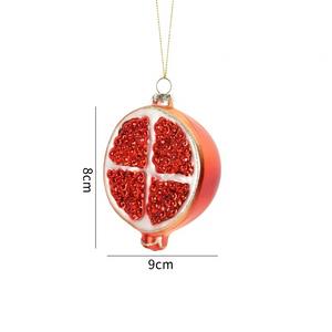 Food & Vegetable Christmas Glass Baubles - Staunton and Henry