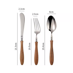 Rosewood Handle Cutlery Set - Staunton and Henry