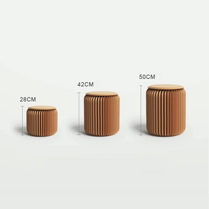 Expandable Honeycomb Kraft Paper Stool - Staunton and Henry
