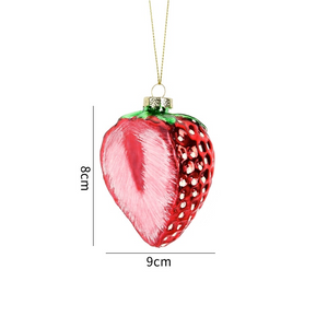 Food & Vegetable Christmas Glass Baubles - Staunton and Henry