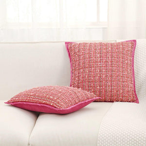 Avery Jacquard Pink Parrot Cushion Cover