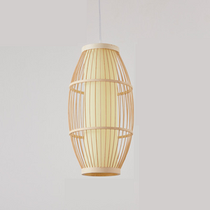 Modern Japanese Bamboo Lantern Chandelier - Staunton and Henry