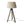 Wood Tripod Floorlamp with Beige Shade - Staunton and Henry