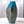 Modern Abstract Blue Glass Vase - Staunton and Henry