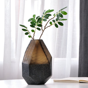 Modern Abstract Blue Glass Vase - Staunton and Henry