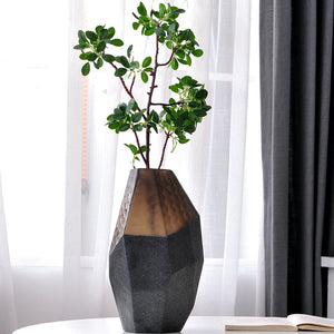 Modern Abstract Blue Glass Vase - Staunton and Henry