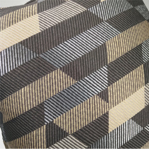 Modern Gold and Black Throw Cushion - Staunton and Henry