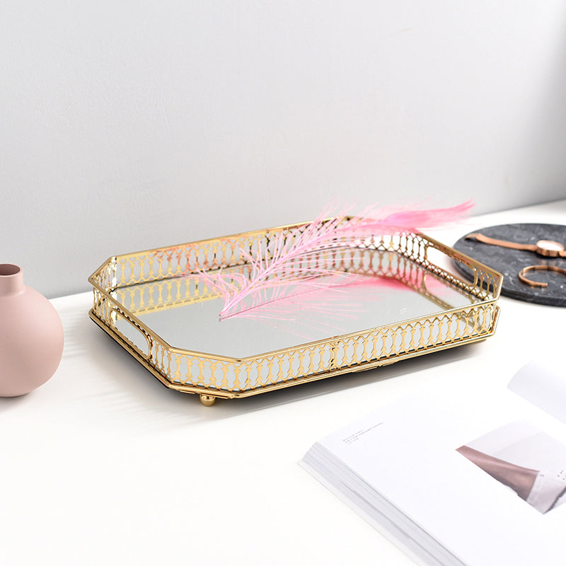 Buy Vintage Gold Mirrored Tray – Staunton and Henry