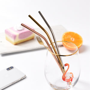 Gold Drinking Straws - Set of 3 - Staunton and Henry