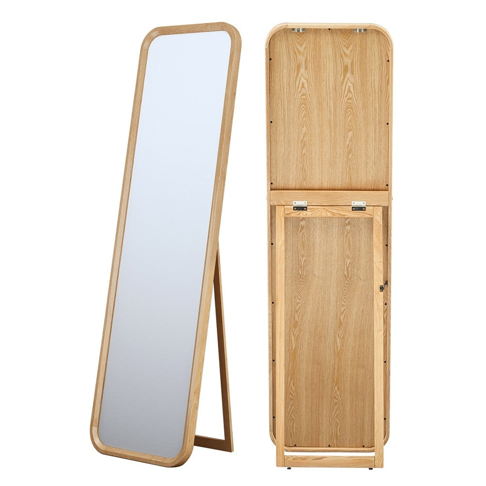 Buy Solid Oak Standing Mirror Staunton and Henry